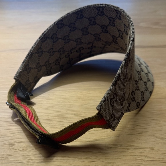Gucci Beige/Brown Monogram Canvas Visor main image 4